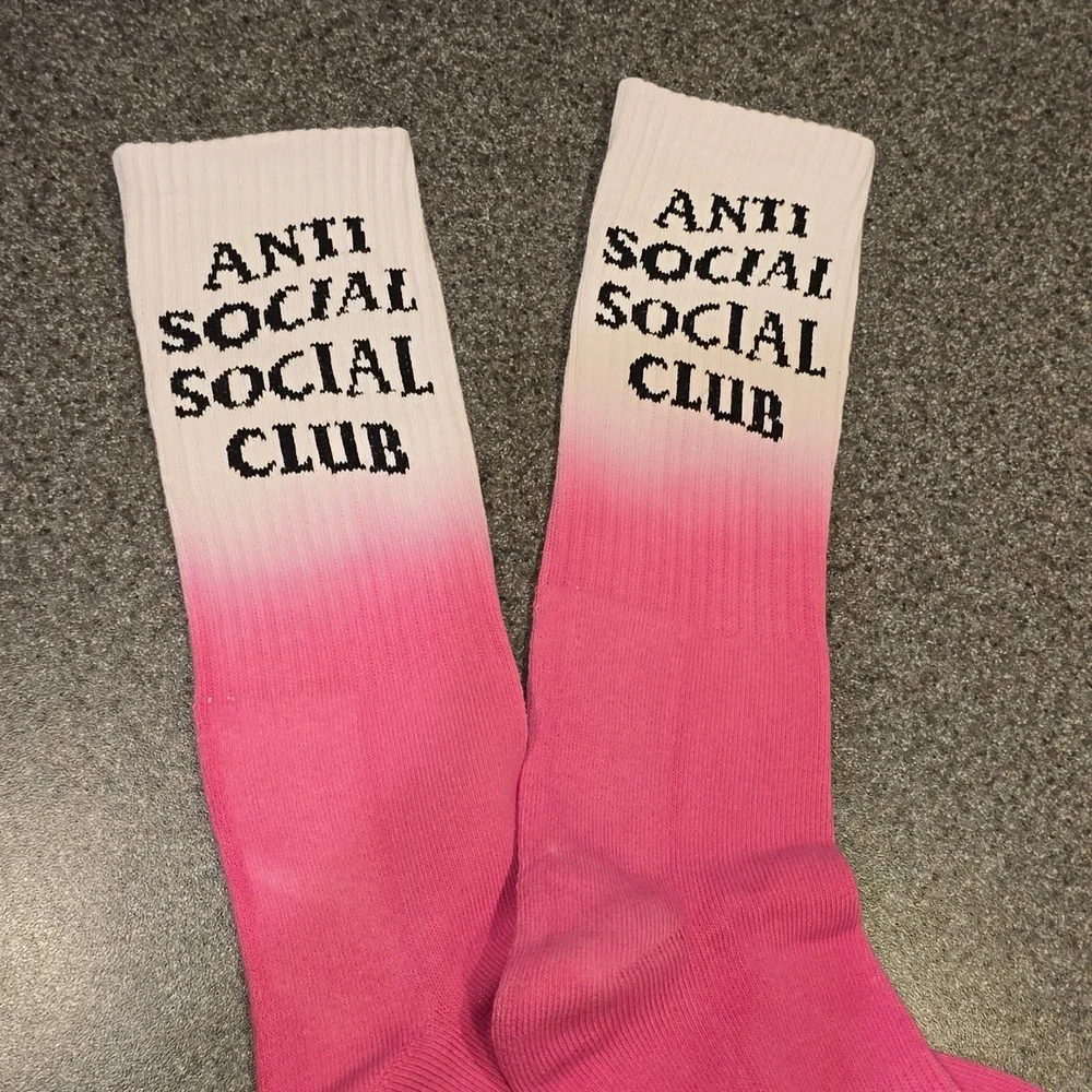 Anti Social Social Club Walking Too Much Socks NWT